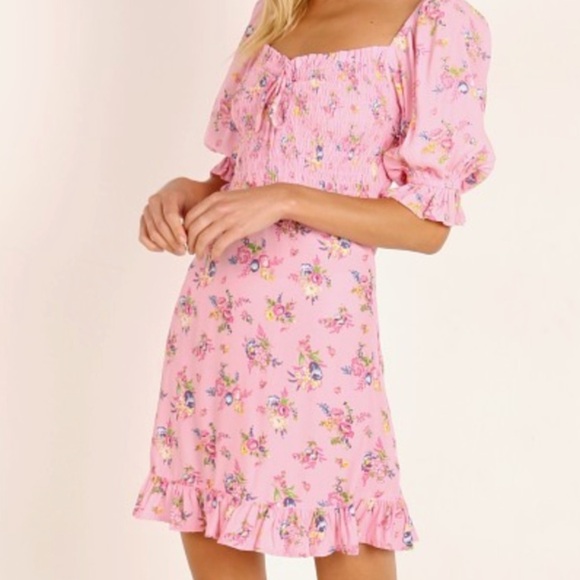 Faithfull the Brand Dresses & Skirts - Faithful the Brand Juliette floral sage mini dress